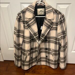 The Normal Brand LAN Jacket Plaid Double-Breasted Coat